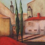 Piazza, 50x60 cm, oil on canvas, 2006.