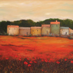 Makovi, 100x80 cm, oil on canvas, 2006.