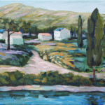 Landscape, 40×30 cm, oil on canvas, 2013.