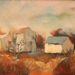 Istarsko selo IV, 60x50 cm, oil on canvas, 2007. 60x50 cm, oil on canvas