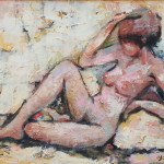 Nude, 30x24 cm, oil on canvas, 2009. 30x24 cm, oil on canvas