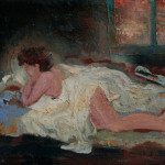 Akt, 24x18 cm, oil on canvas, 2010. 24x18 cm, oil on canvas