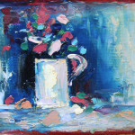 Vaza s cvijećem, 30x20 cm, oil on canvas, 2009. 30x20 cm, oil on canvas