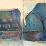 Diptych, 30x80 cm, oil on canvas, 2010. 30x80 cm, oil on canvas