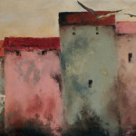 Dva galeba, 100x50 cm, oil on canvas, 2010. 100x50 cm, oil on canvas