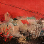 Došla struja, 30x25 cm, oil on canvas, 2010. 30x25 cm, oil on canvas