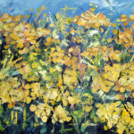 Cvijeće, 100×50 cm, oil on canvas, 2013.