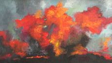 oil on wood, 80x44cm