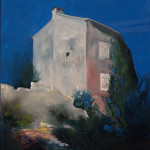 Oprtalj, 50×60 cm, oil on canvas, 2014. Oprtalj_50x60cm