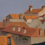 Roofs of Rovinj IV, 80x60 cm, oil on canvas, 2014. Roofs-of-Rovinj-4_80x60 cm