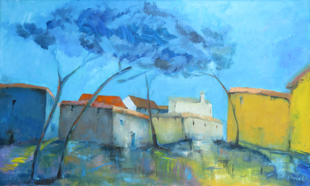 Lindar, oil on canvas, 100x60 cm, 2019.
