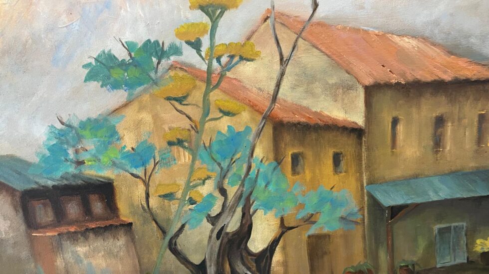 In bloom, 100x60 cm, oil on canvas